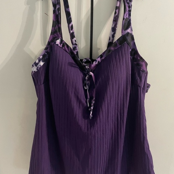 NIB Modlily Purple Strappy Bathing Suit size large - Picture 8 of 9